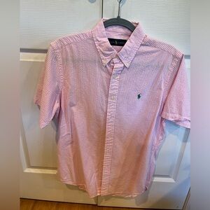 Men’s Polo Ralph Lauren - Pink Seersucker Button Down